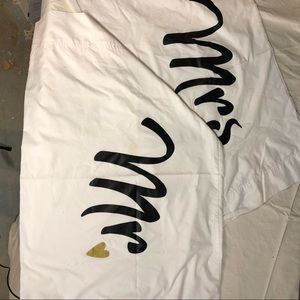 Mr and Mrs Standard Pillow cases